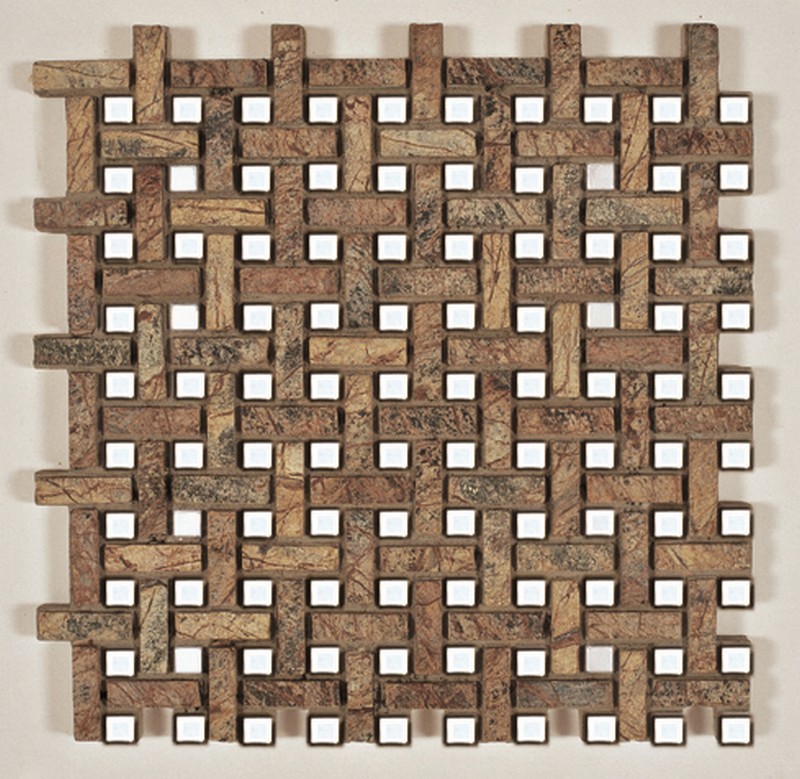 Rainforest Brown Steel Basket Weave