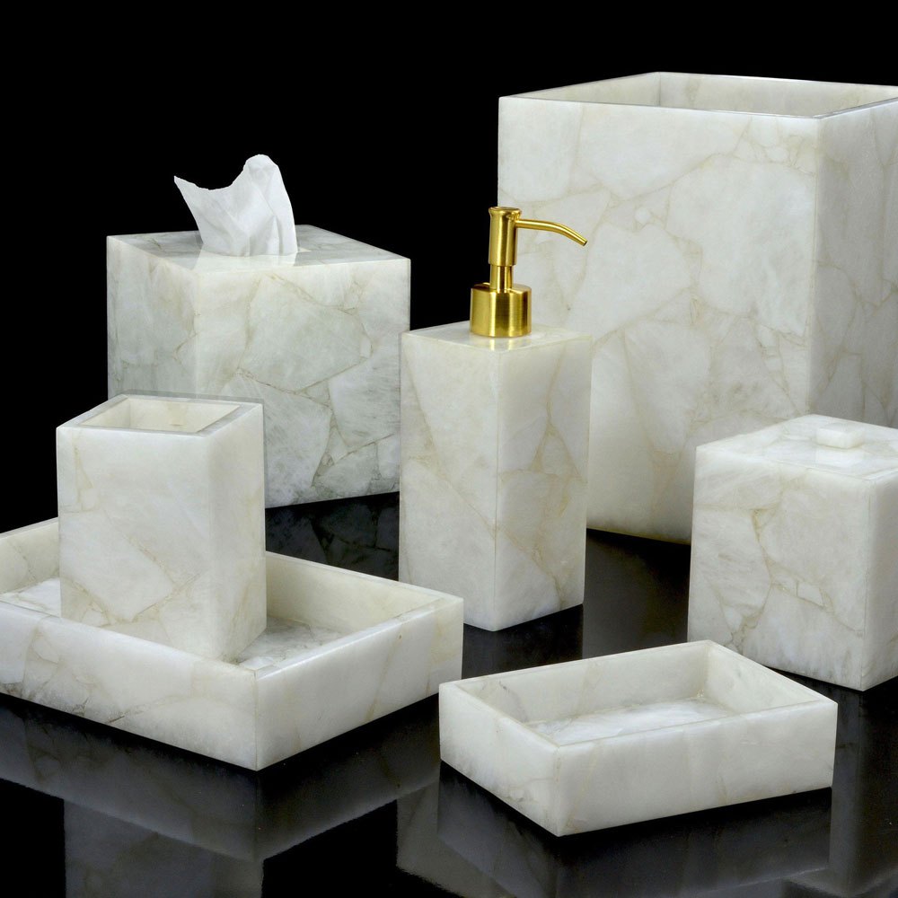 Bathroom Set White Quartz