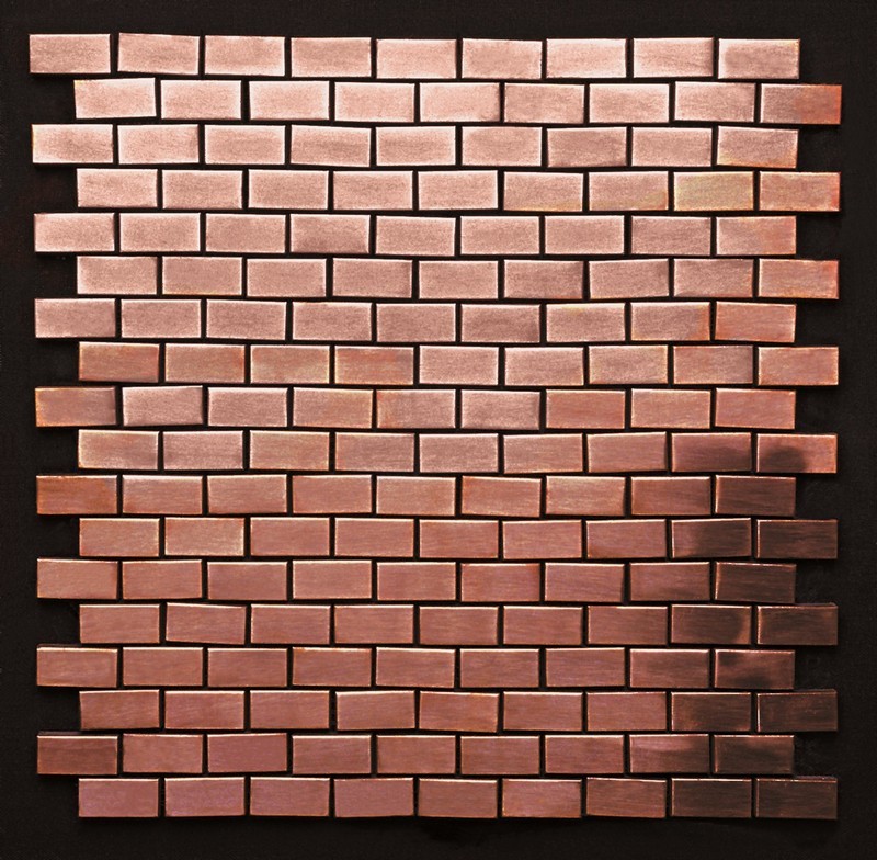 Copper Brick Pattern