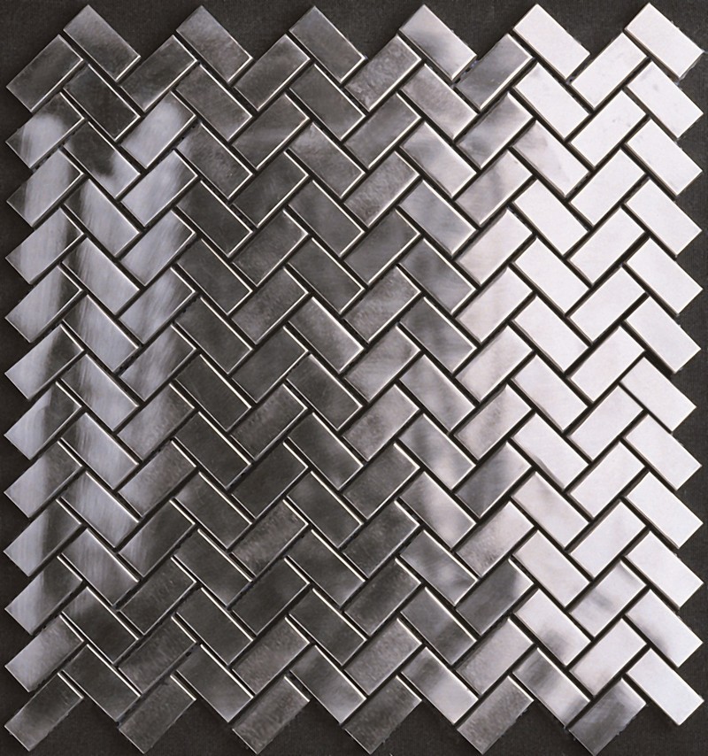 Steel Herring Bone Pattern